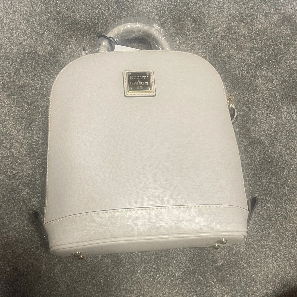 Dooney & Bourke Cream Backpack - Picture 1 of 3